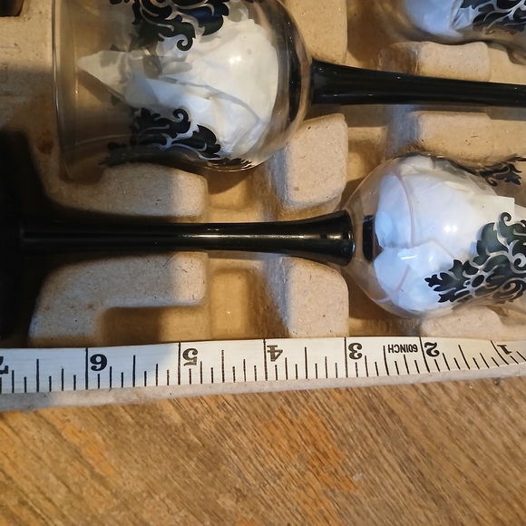 NIB Forbidden Trio Black And White Candle Holders By PartyLite - Picture 6 of 7